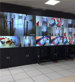 Case study of 3 * 5 55 inch cabinet splicing screen in the dispatch room