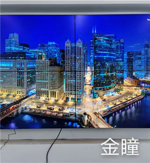 55 "3.5mm2x2+ distributor + wall hanging bracket for self use in the exhibition hall of a company in Chongqing